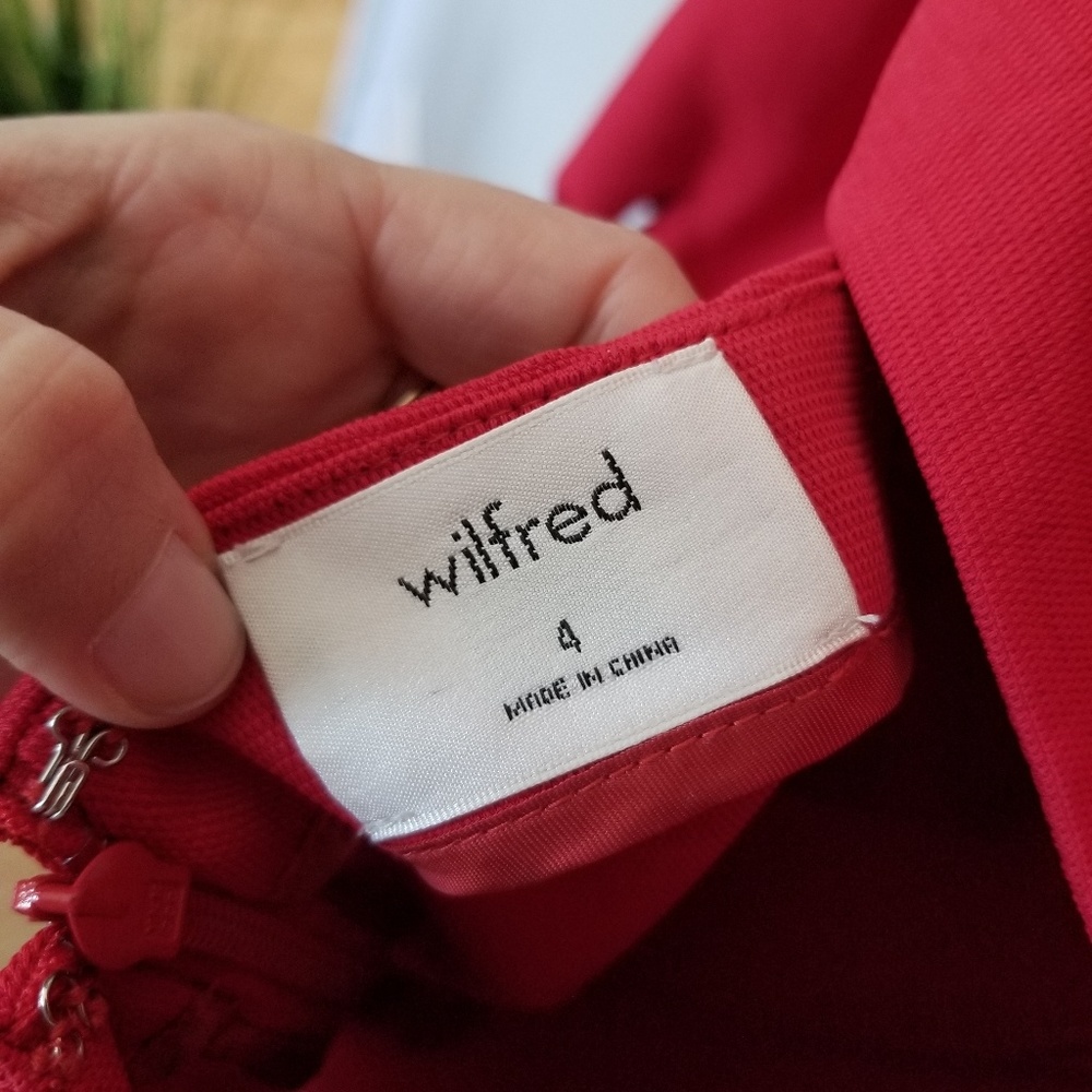 Aritzia Wilfred Red Jumpsuit Size 4 - Picture 5 of 5